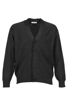 RELAXED TWISTED CARDIGAN / ANTHRACITE