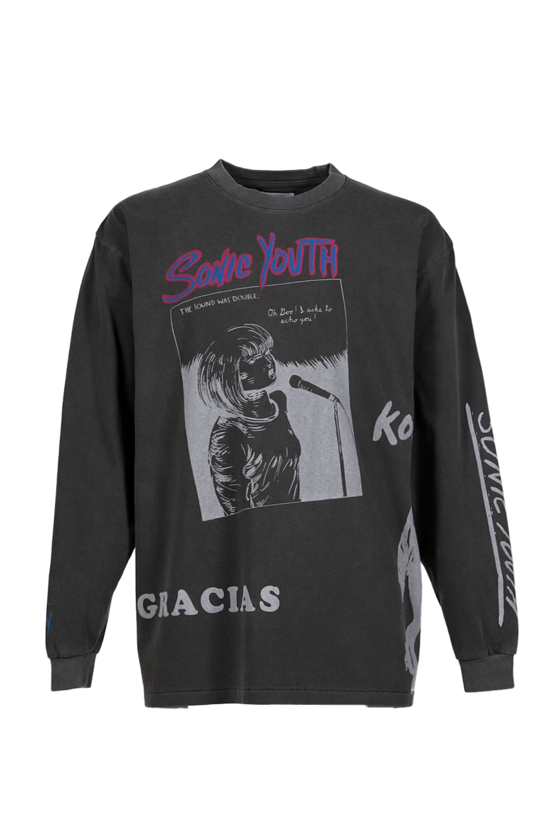 Insonnia PROJECTS MULTI PRINT LS TEE TYPE-B / BLK