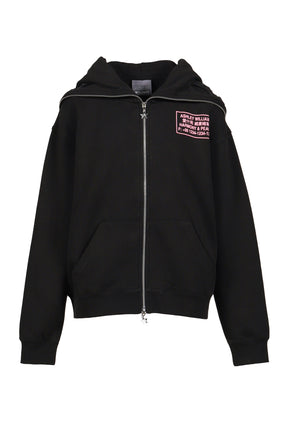 PINK HARMONY &amp; PEACE BUTTERFLY HOODIE / BLK 