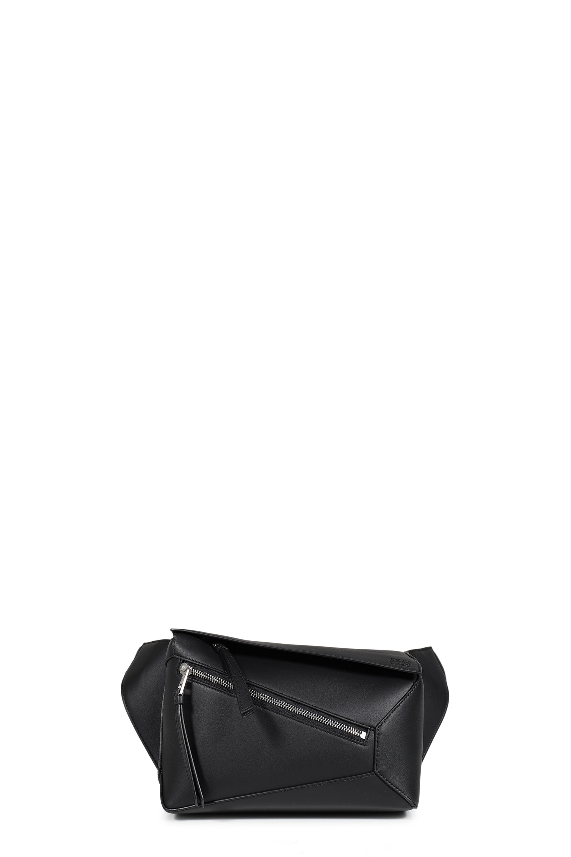 PUZZLE EDGE SMALL BUMBAG / BLK