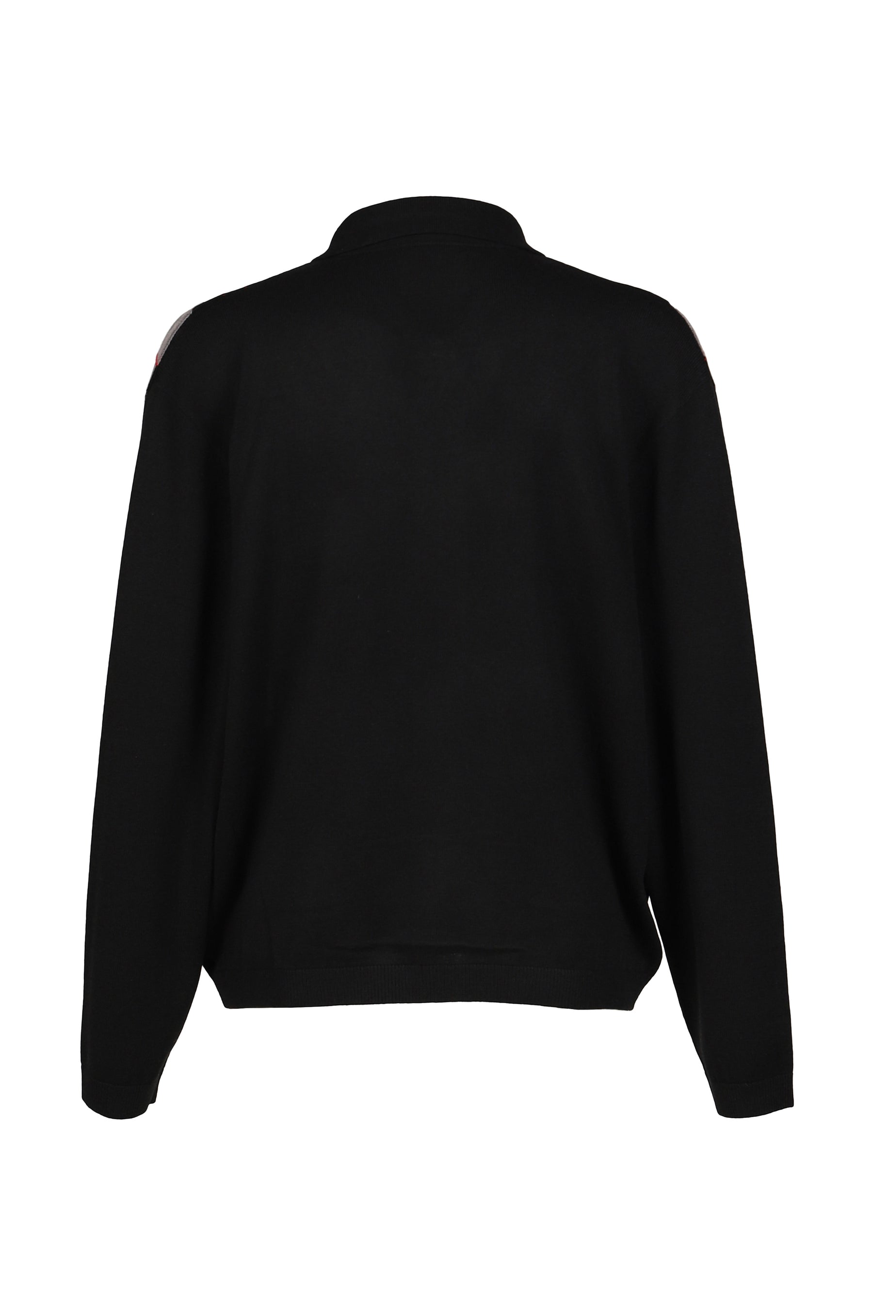 CITIES' ZIP CARDIGAN ARGYLE / BLK