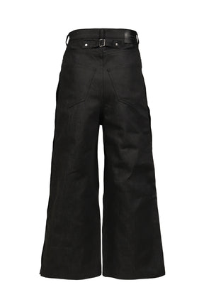 RH SUPER BAGGY SIDE SNAP JEAN / RAW BLK