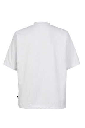 TECH DRAWSTRING S/S TEE / WHT