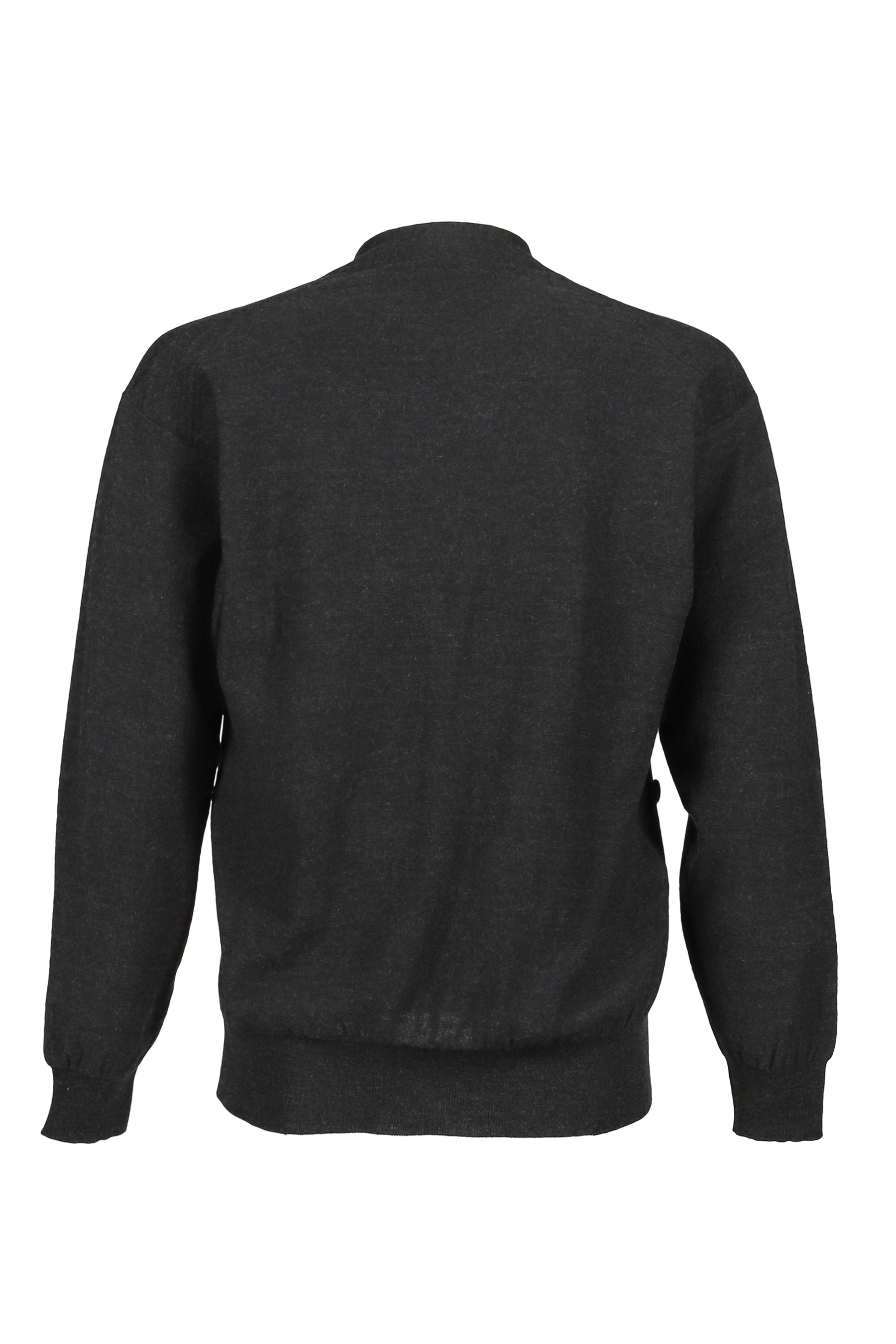 RELAXED TWISTED CARDIGAN / ANTHRACITE