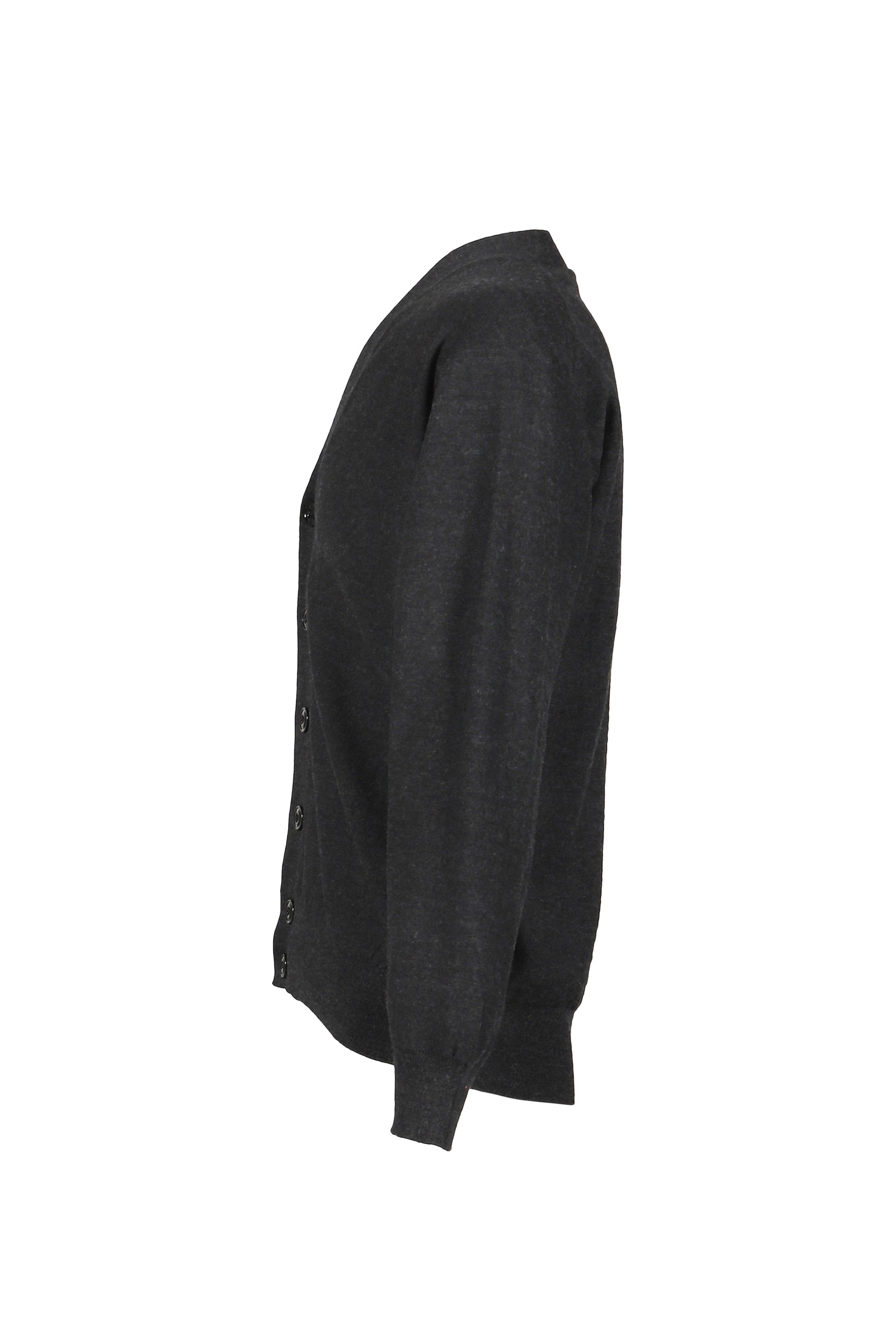 RELAXED TWISTED CARDIGAN / ANTHRACITE