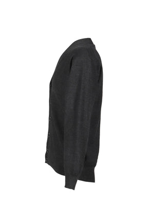 RELAXED TWISTED CARDIGAN / ANTHRACITE