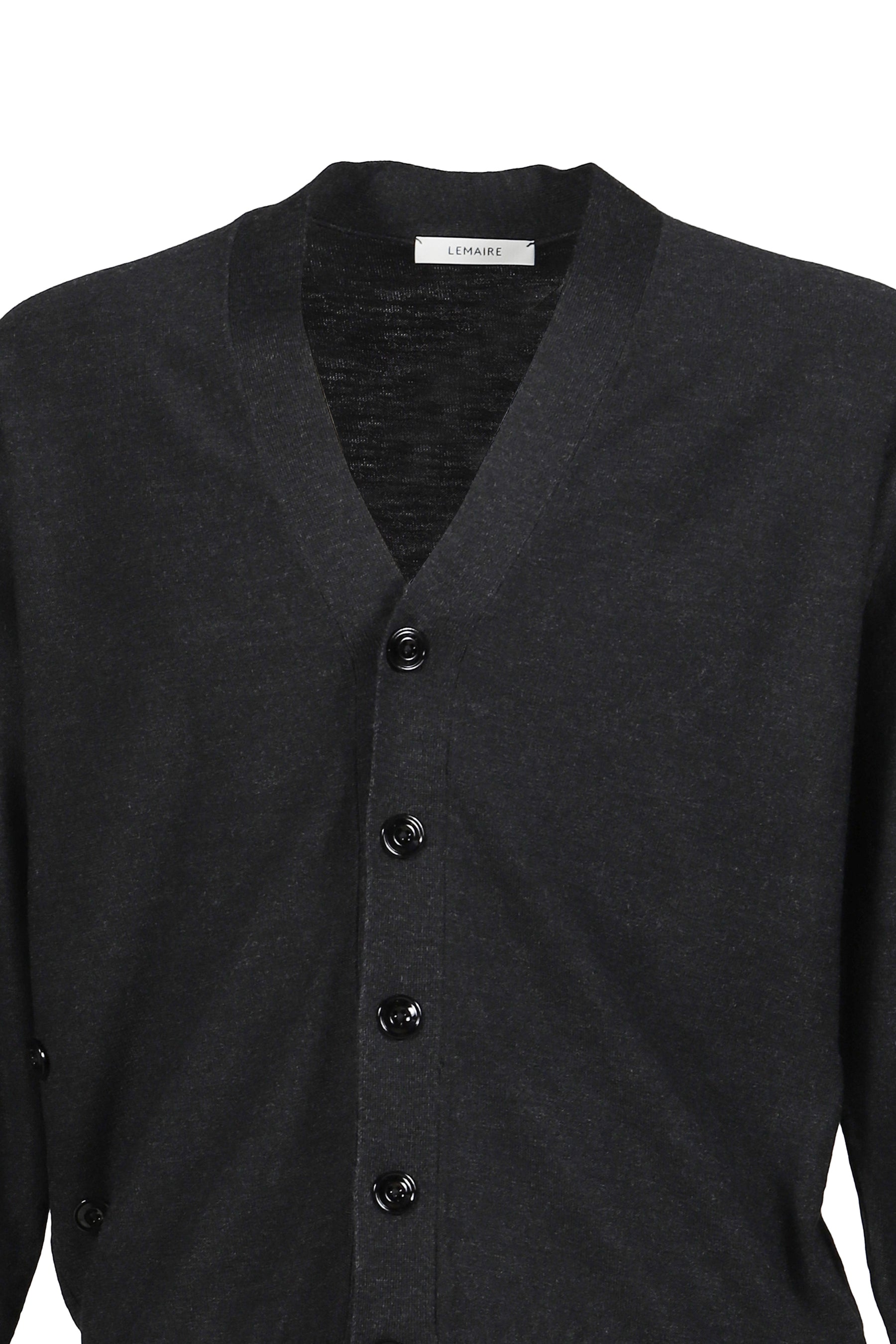 RELAXED TWISTED CARDIGAN / ANTHRACITE