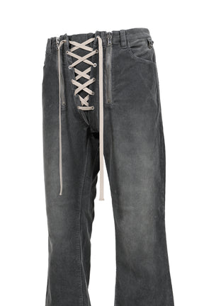 CORDUROY SLIDE DENIM / ASH