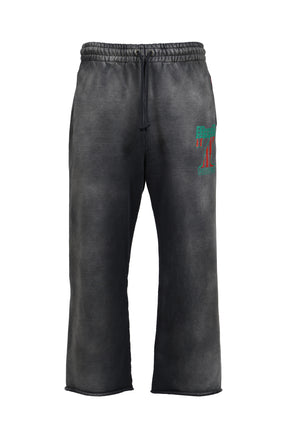#7 VINYL SWEAT PANTS AGED / BLK