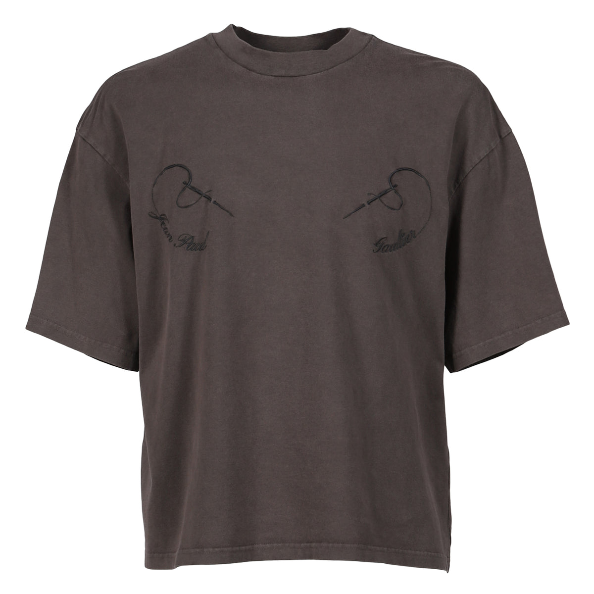 Jean Paul Gaultier SS26 COTTON OVERSIZED TEE EMBROIDERED 