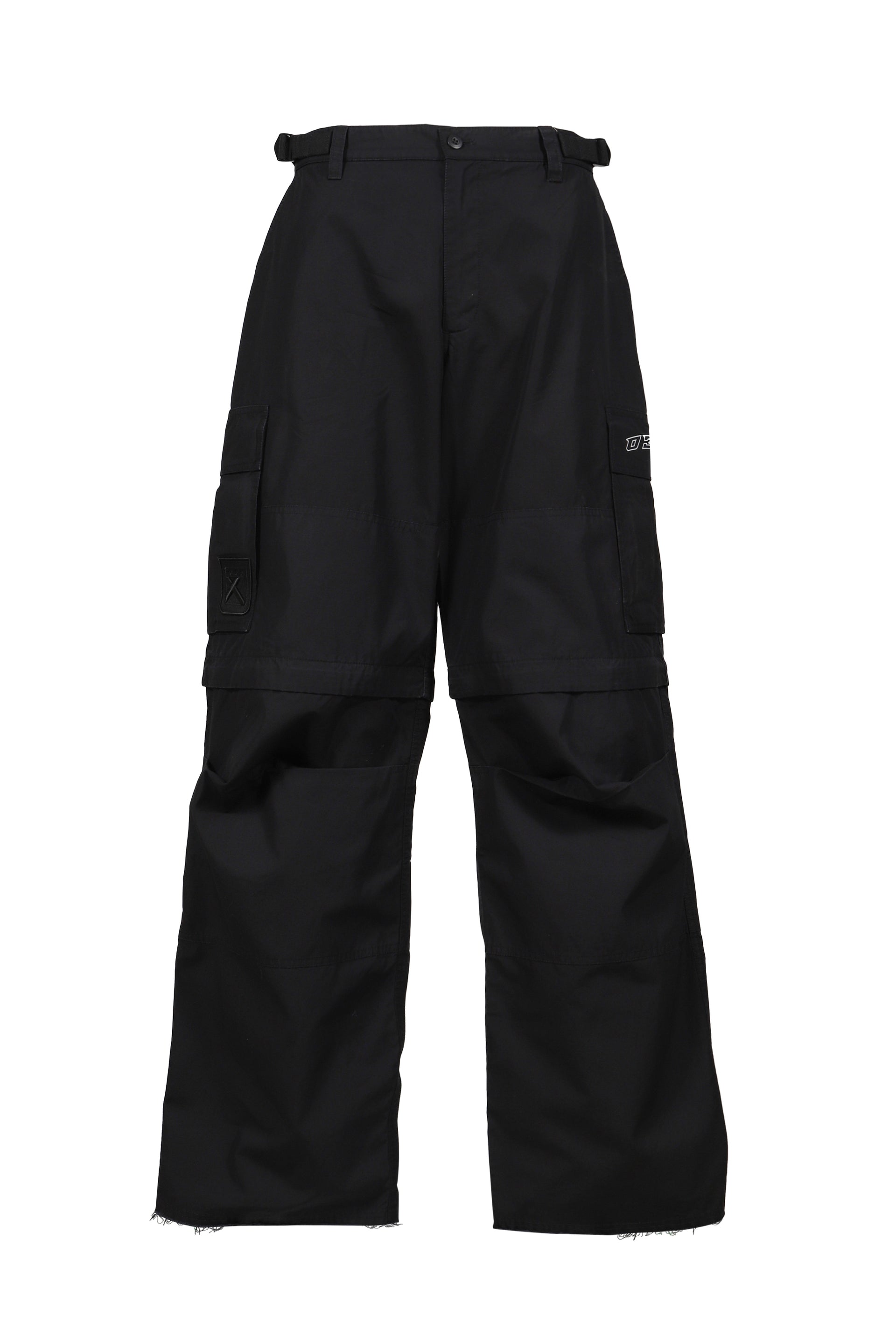 DOUBLE-EDGED SWORD'' CARGO PANTS / BLK
