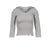 3/4 G WAFFLE BUTTON FLY TEE / GRY