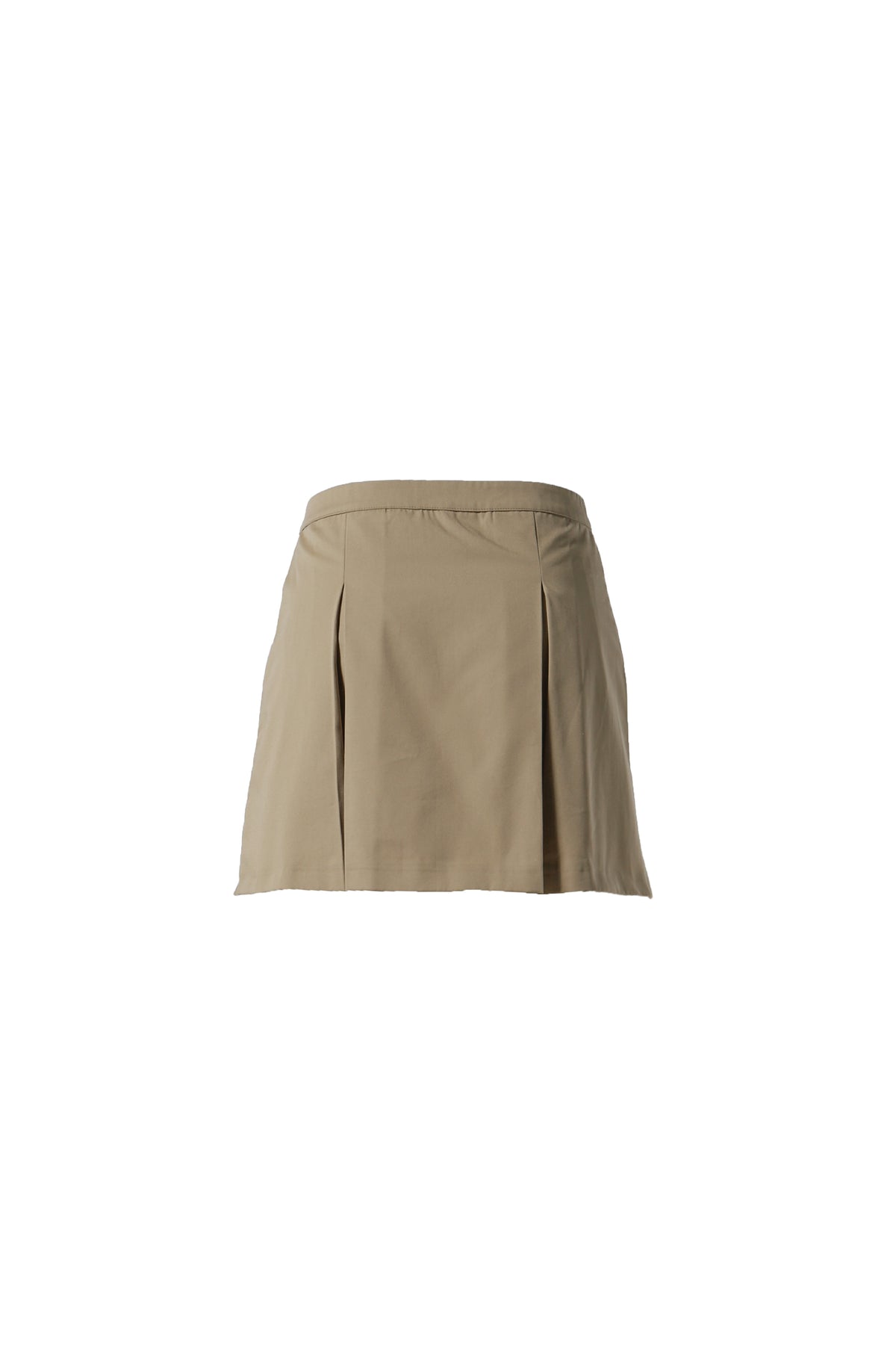 VENDOME DOUBLE PLEAT SKIRT / BEIGE