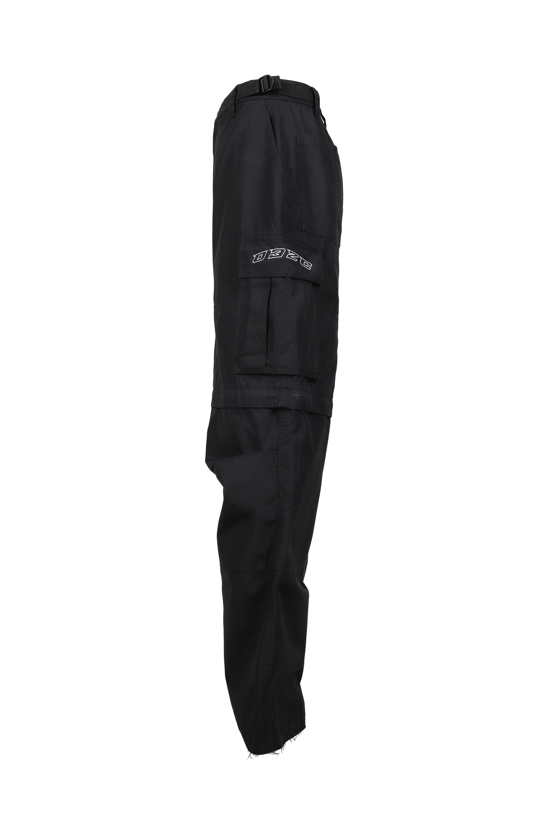 DOUBLE-EDGED SWORD'' CARGO PANTS / BLK