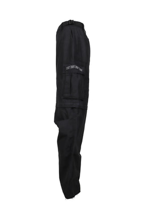 DOUBLE-EDGED SWORD'' CARGO PANTS / BLK