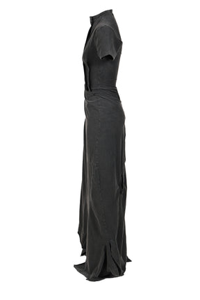 ADAPTIVE MAXI DRESS / BLK