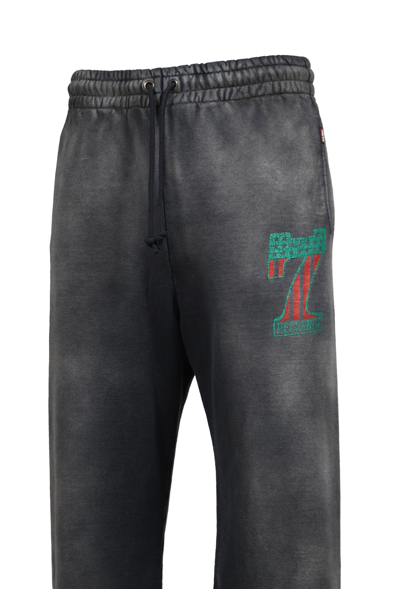 #7 VINYL SWEAT PANTS AGED / BLK