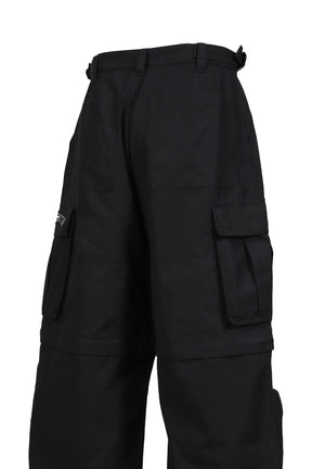 DOUBLE-EDGED SWORD'' CARGO PANTS / BLK