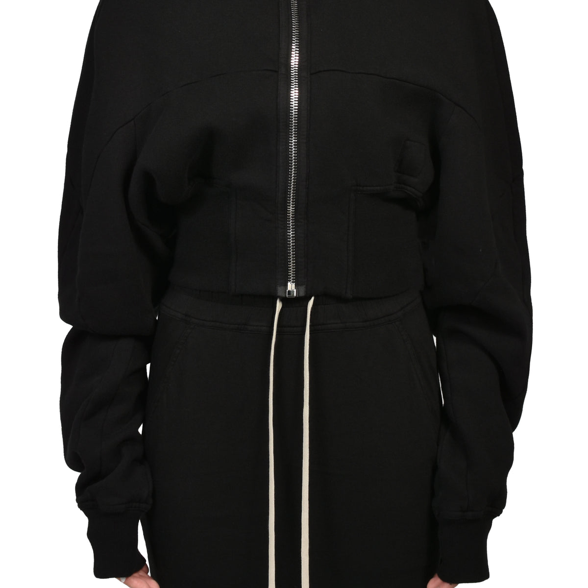 Rick Owens DRKSHDW FW26 SMALL GIMP HOODIE / BLK - NUBIAN