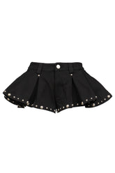 BLACK CARGO MINI-SKIRT / BLK