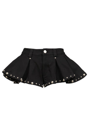BLACK CARGO MINI-SKIRT / BLK