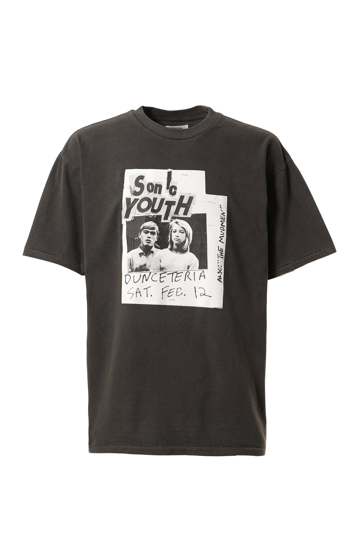 SONIC YOUTH DUNCETERIA TEE / BLK