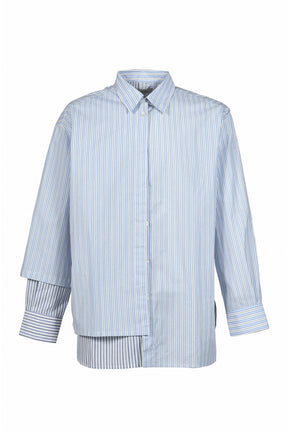 DOCKING FLIP SHIRT / BLU STRIPE