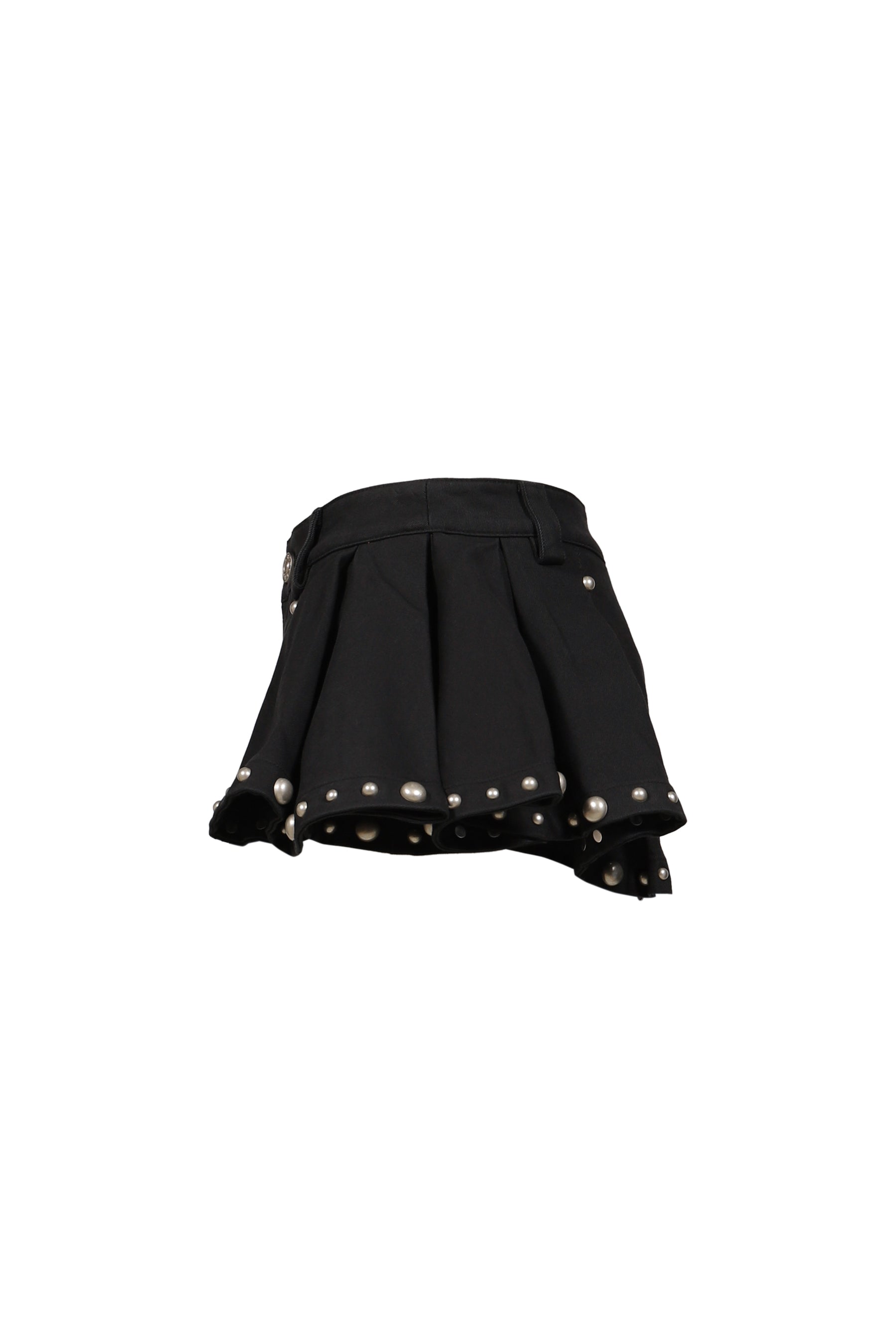 BLACK CARGO MINI-SKIRT / BLK