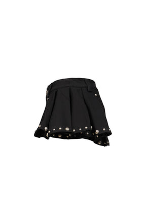 BLACK CARGO MINI-SKIRT / BLK