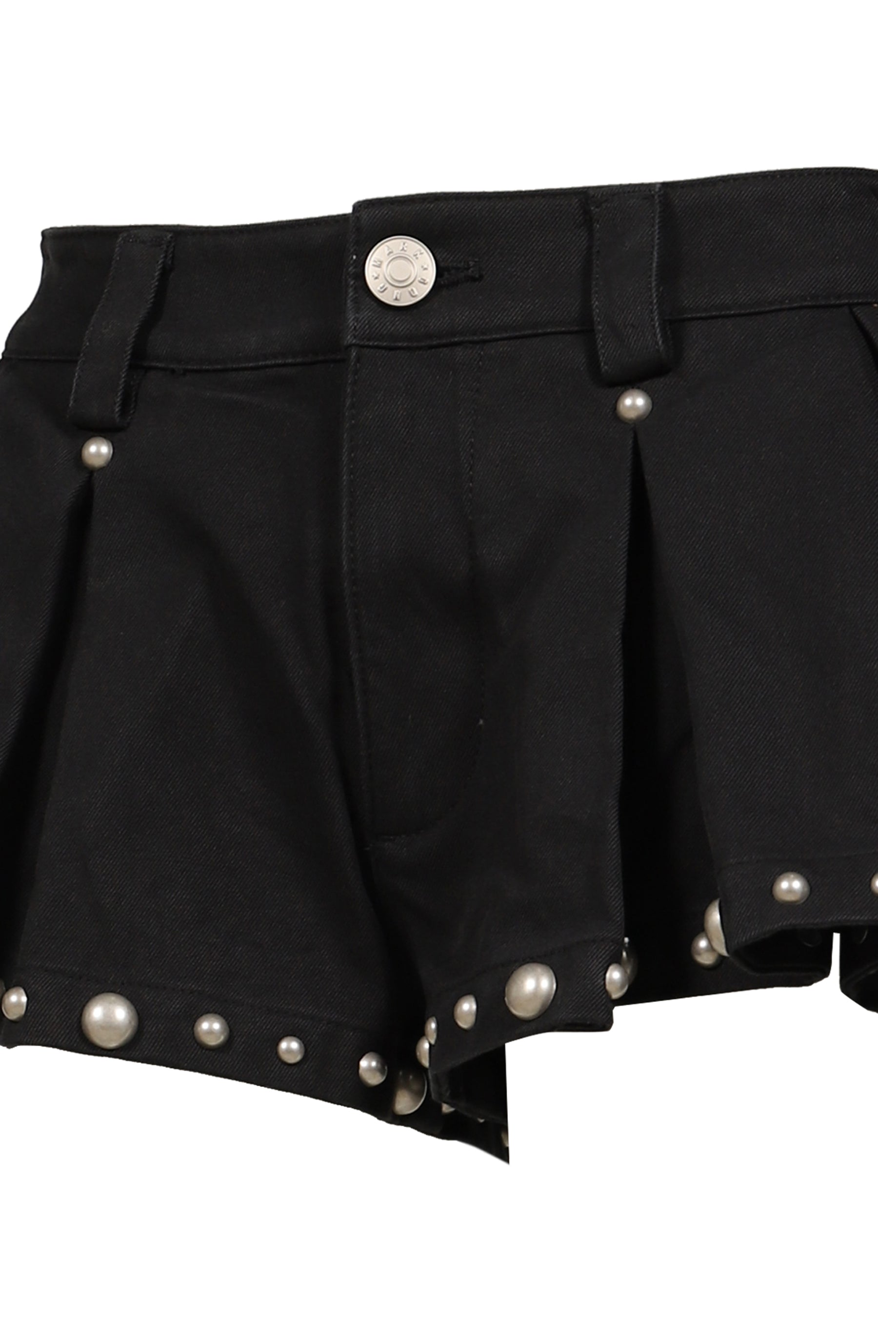 BLACK CARGO MINI-SKIRT / BLK