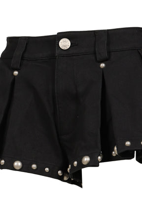 BLACK CARGO MINI-SKIRT / BLK