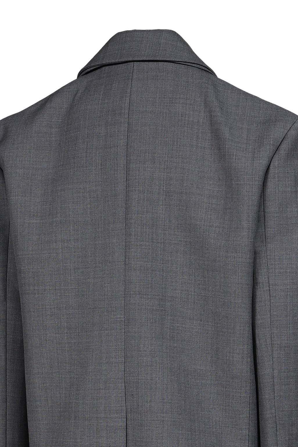 PEAK LAPEL OVERSIZED BLAZER / GRY