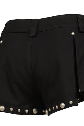 BLACK CARGO MINI-SKIRT / BLK