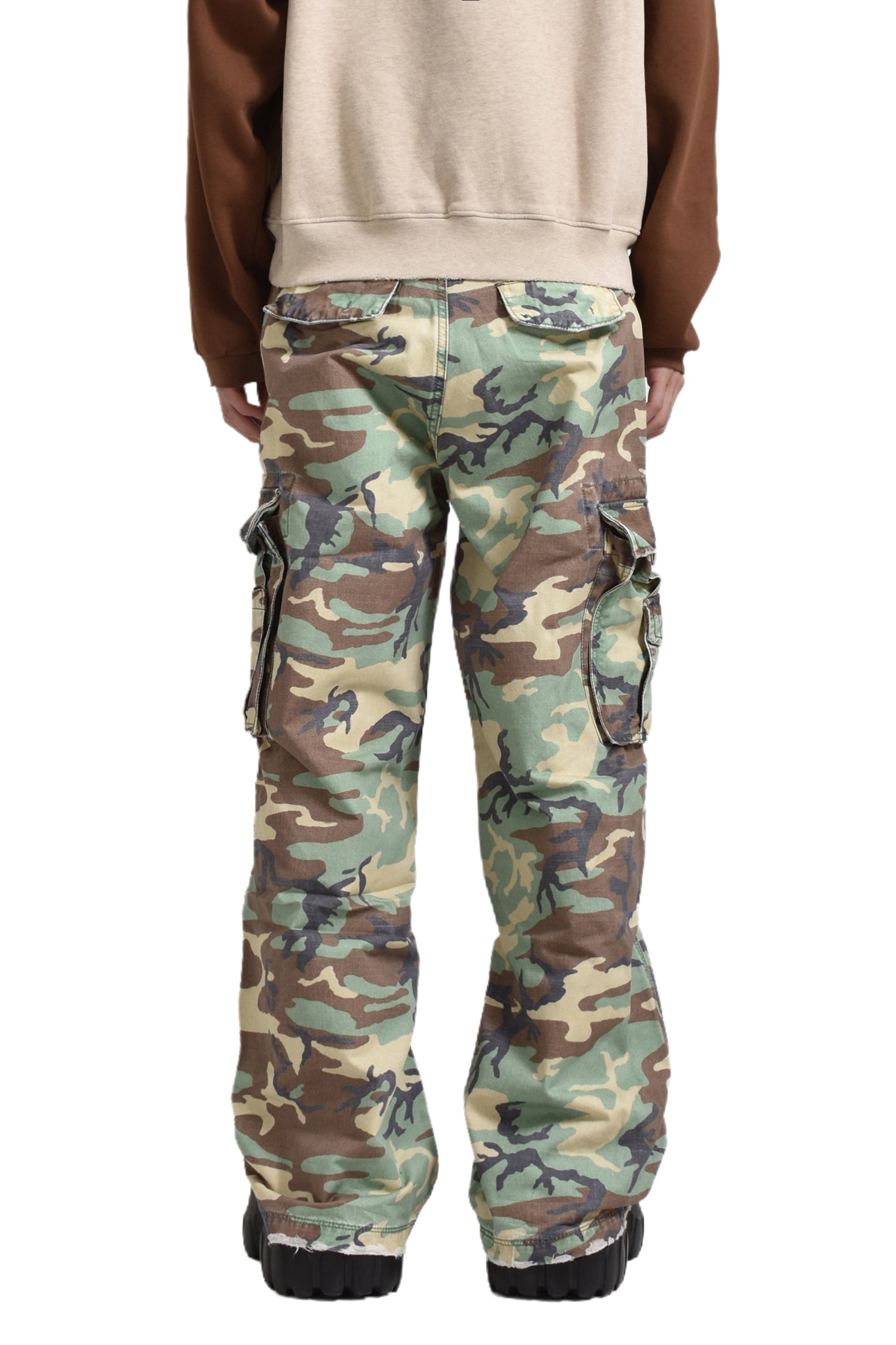 CAMO CARGO PANTS WOVEN / GRN CAMO