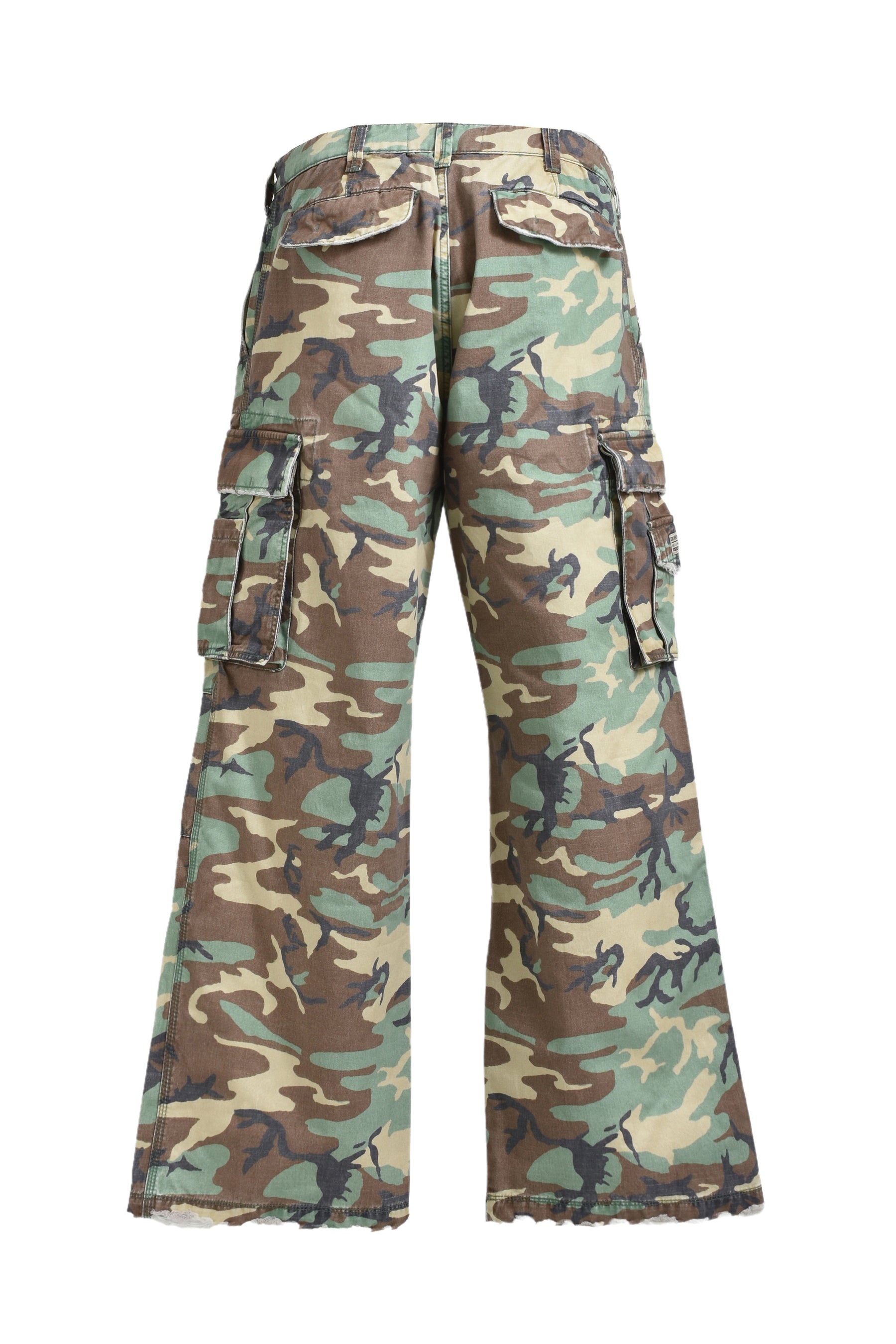 CAMO CARGO PANTS WOVEN / GRN CAMO