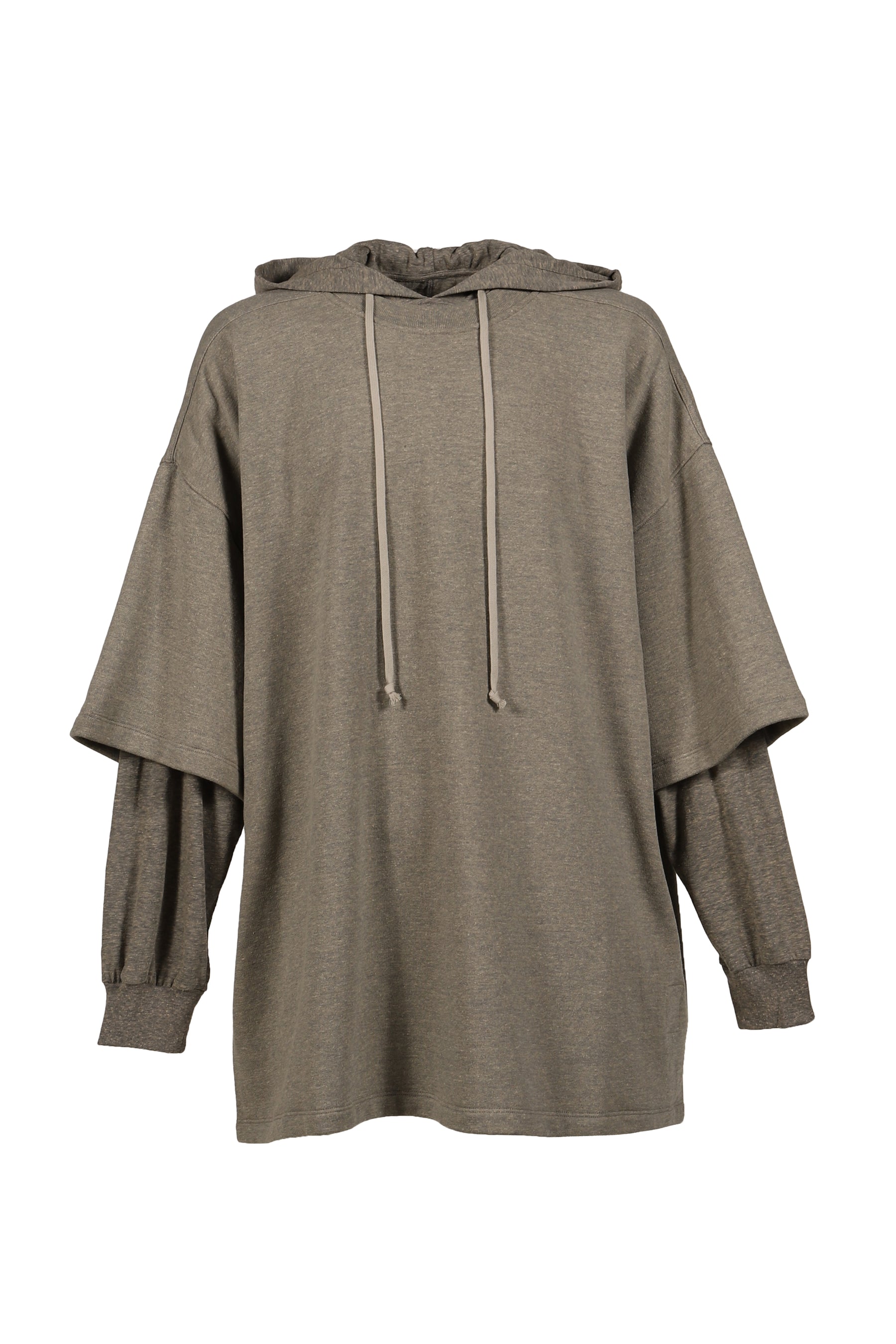 TOMMY HUSTLER HOODIE / MELANGE GRY