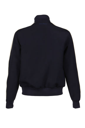 PATH LEATHER JACKET / NVY / DARK BRW / IVO