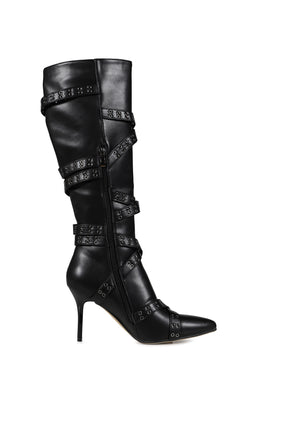 Nii HAi STRAPPY BOOTS IN BLACK / BLK
