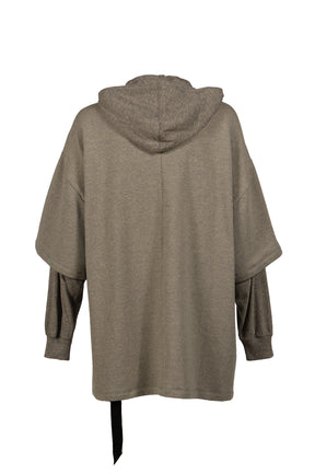 TOMMY HUSTLER HOODIE / MELANGE GRY