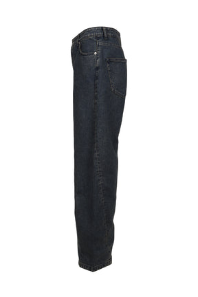 BACK SIDE BLUE TINTED JEANS / TWO TONE BLU