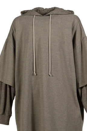 TOMMY HUSTLER HOODIE / MELANGE GRY