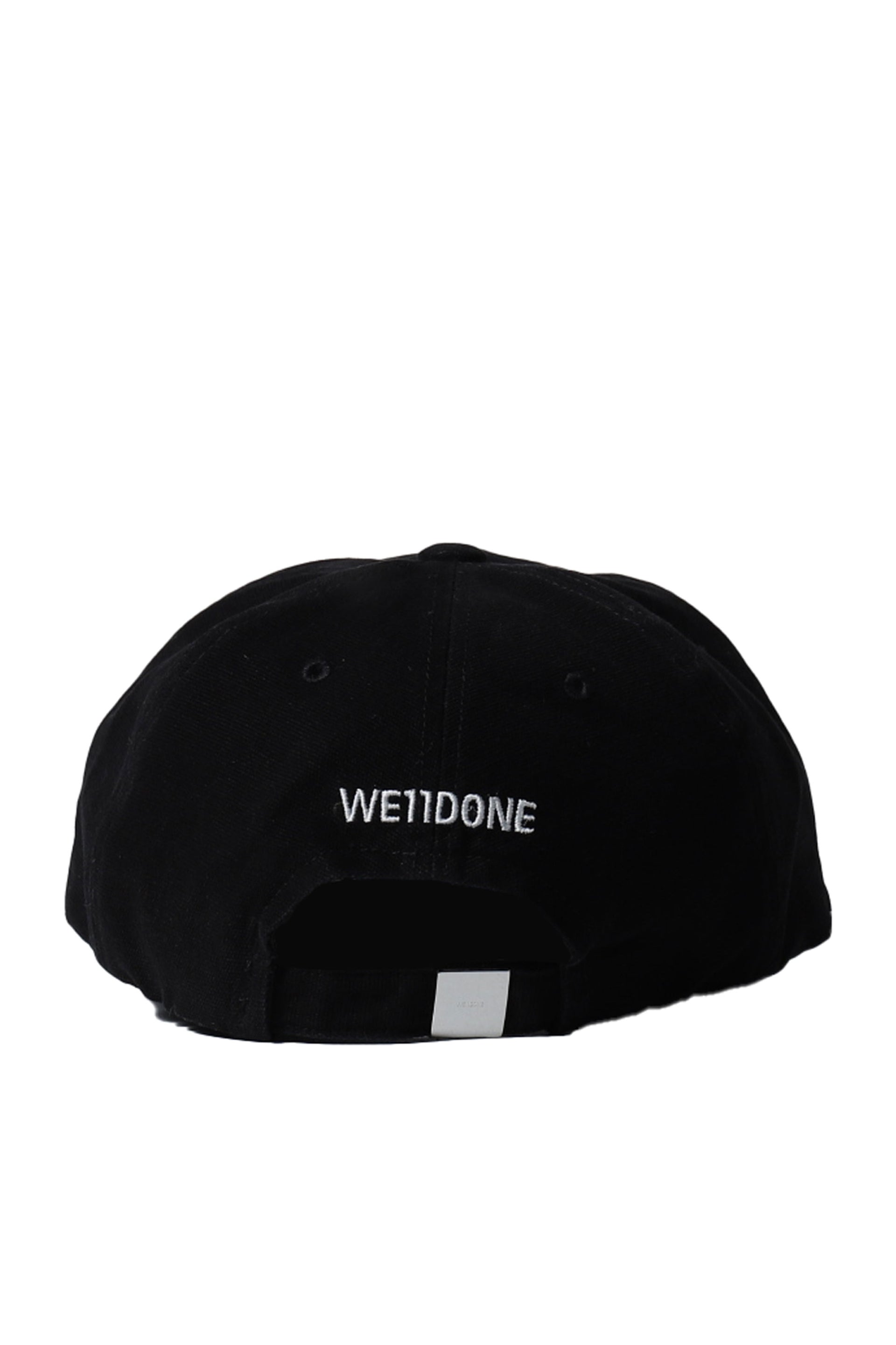 We11done BLACK GOTHIC LOGO CAP / BLK