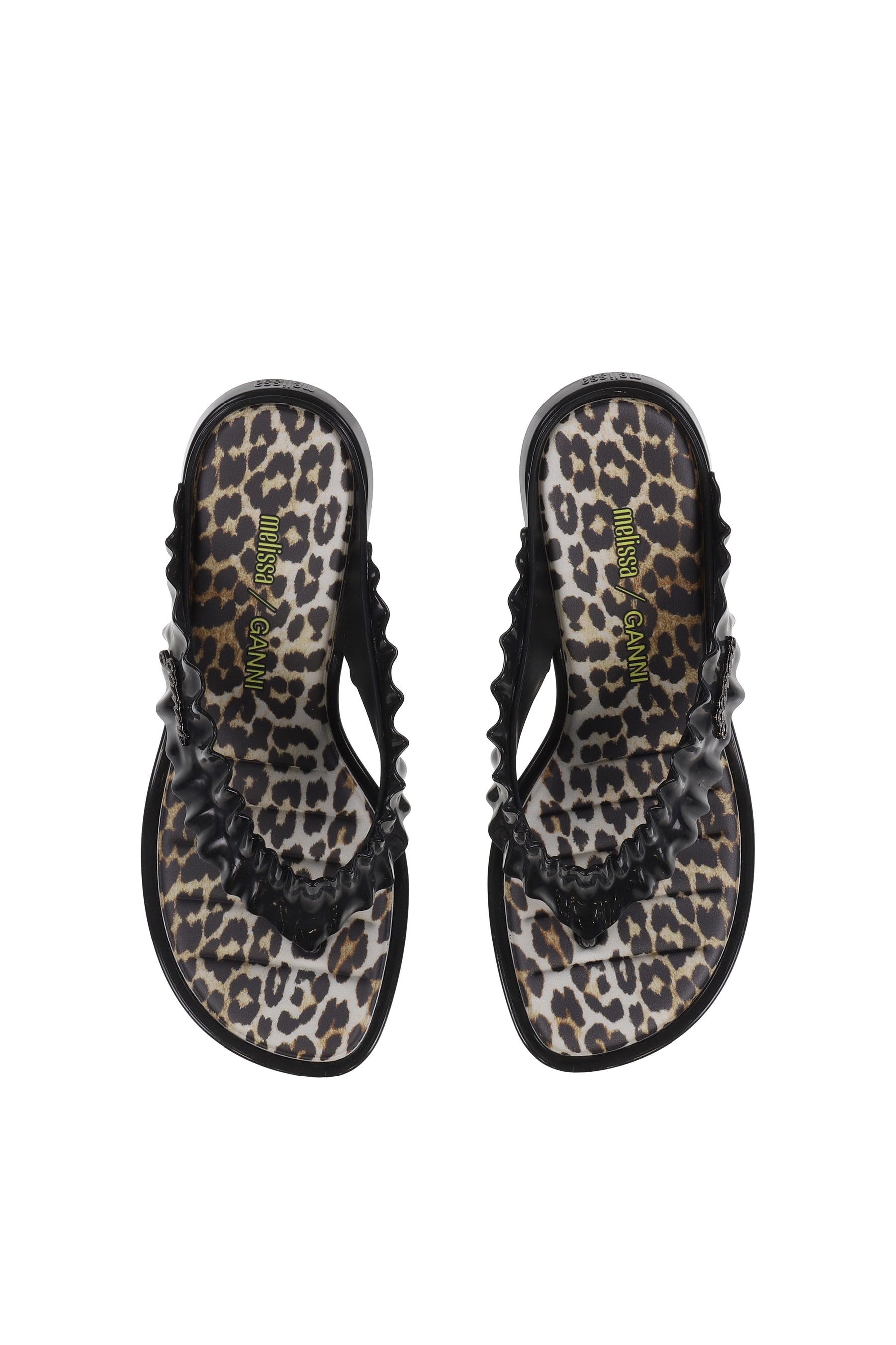MELISSA THONG KITTEN HEEL / BLK