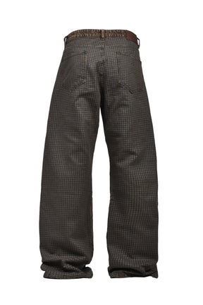 COLOR SPACE DOTTED DENIM / BRWN