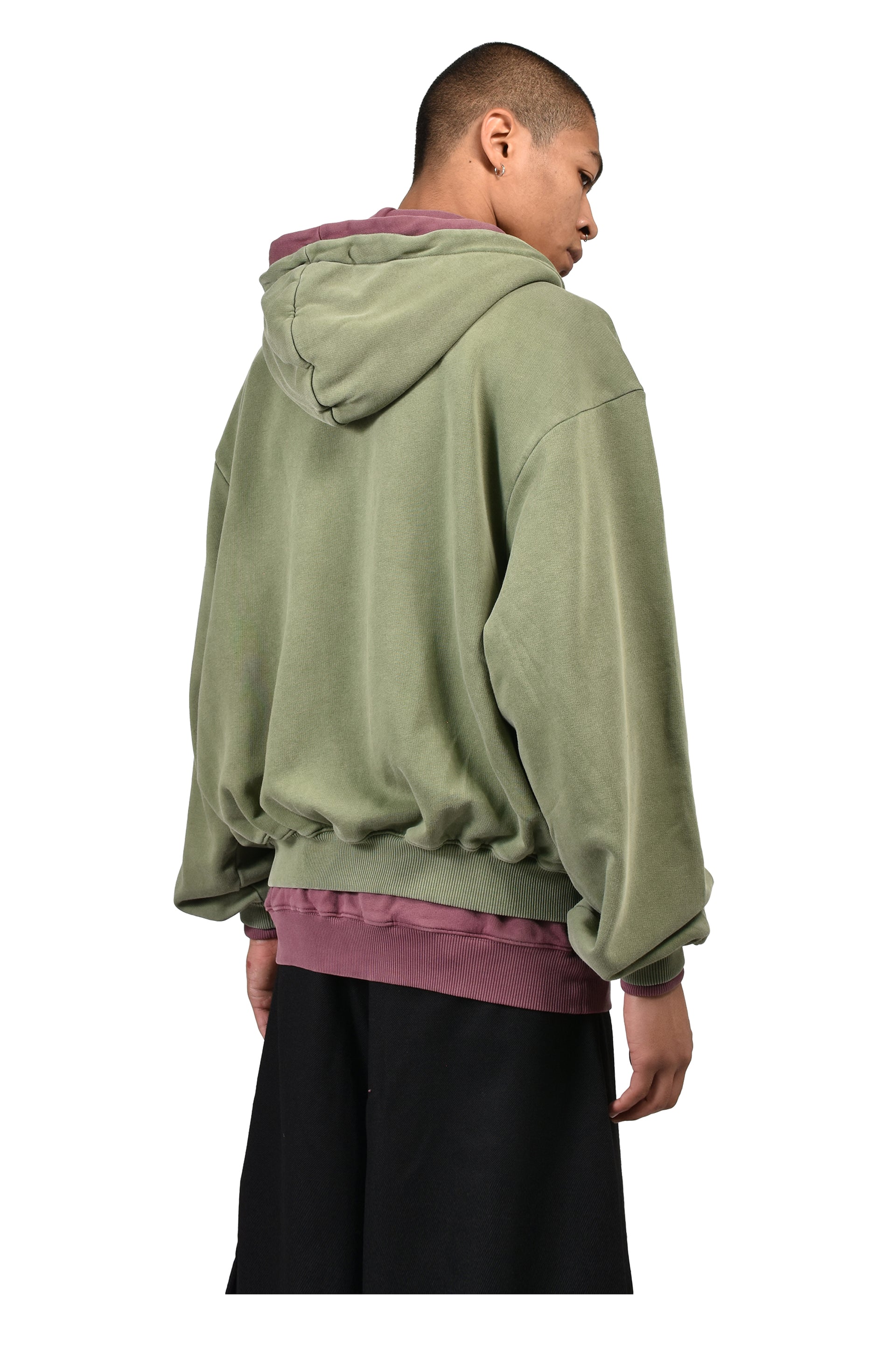 DOUBLE HOODIE / GRN
