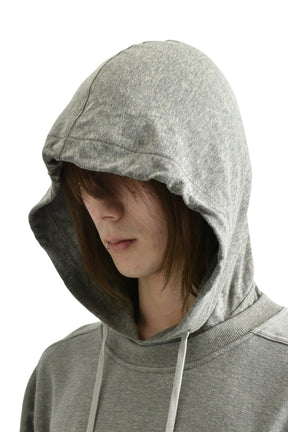 TOMMY HUSTLER HOODIE / MELANGE GRY