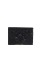 RECYCLED LEATHER CARD HOLDER / BK99 BLK
