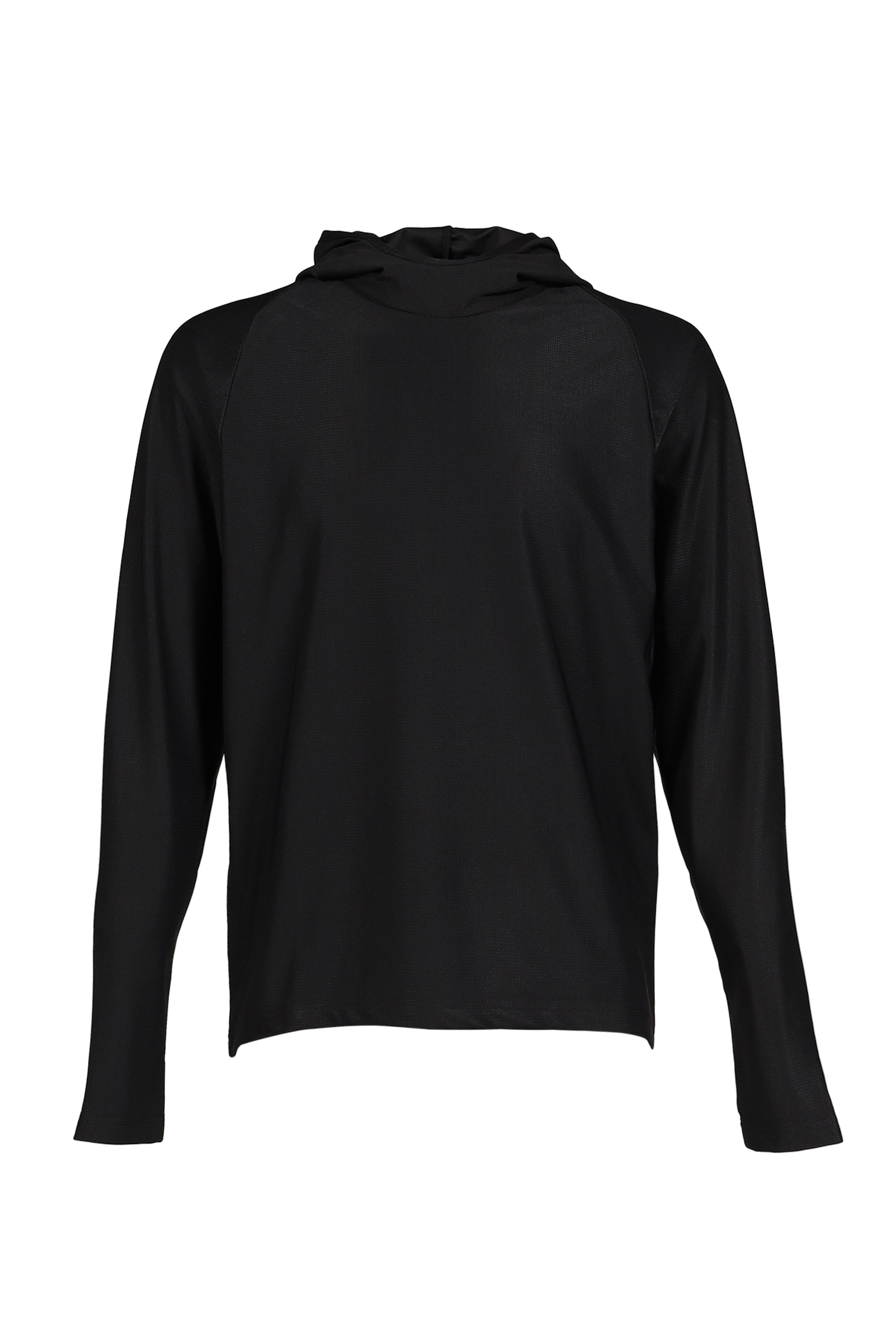 EMISHI HOODED MESH LONGSLEEVE / BLK