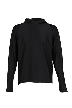 EMISHI HOODED MESH LONGSLEEVE / BLK