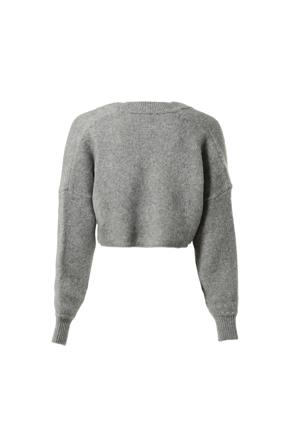SWALLOW EMB SWEATER / GRY